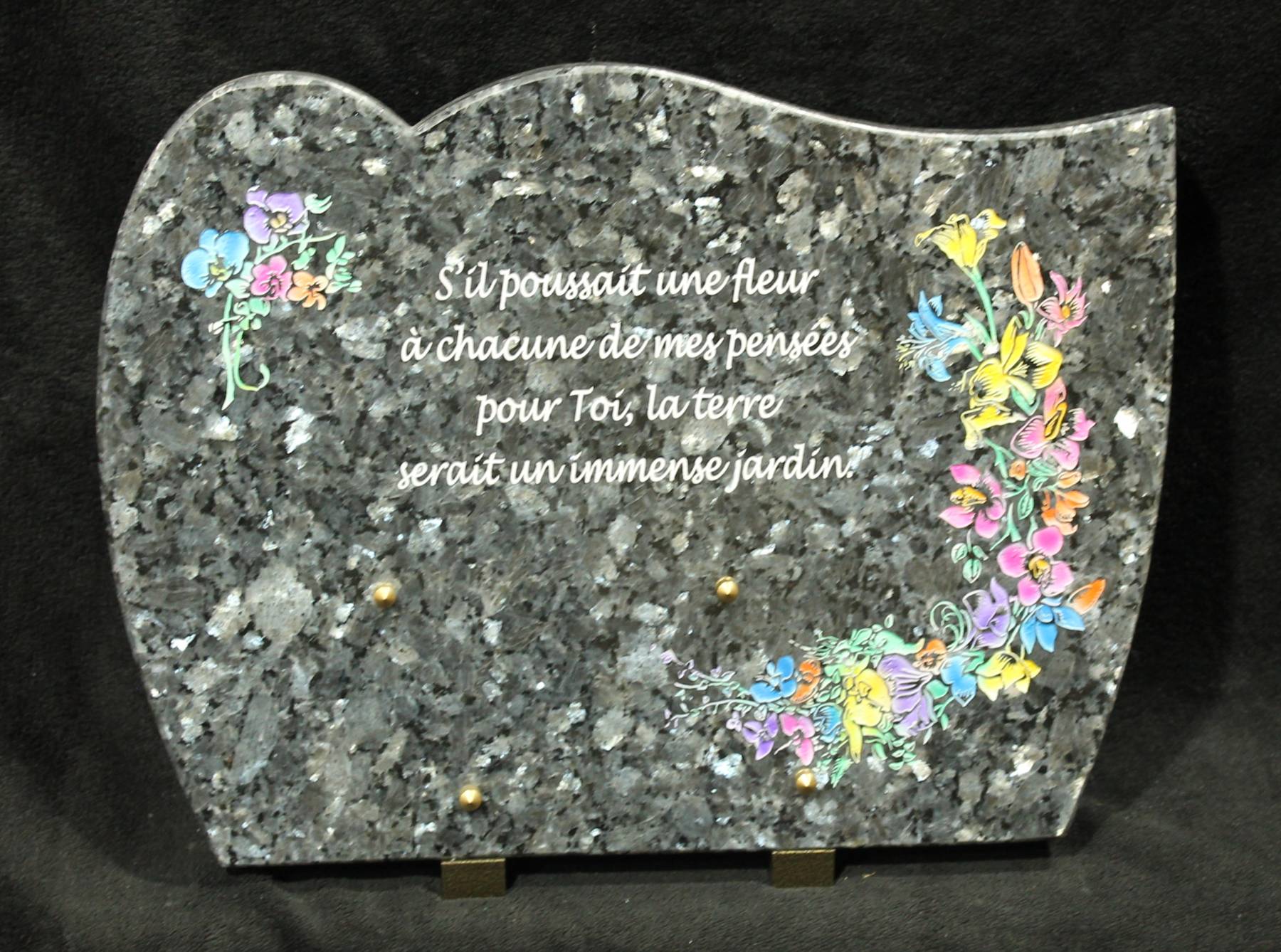 plaque granit